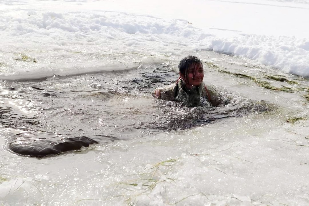 Airmen, Soldiers participate in cold-water immersion training at Fort McCoy