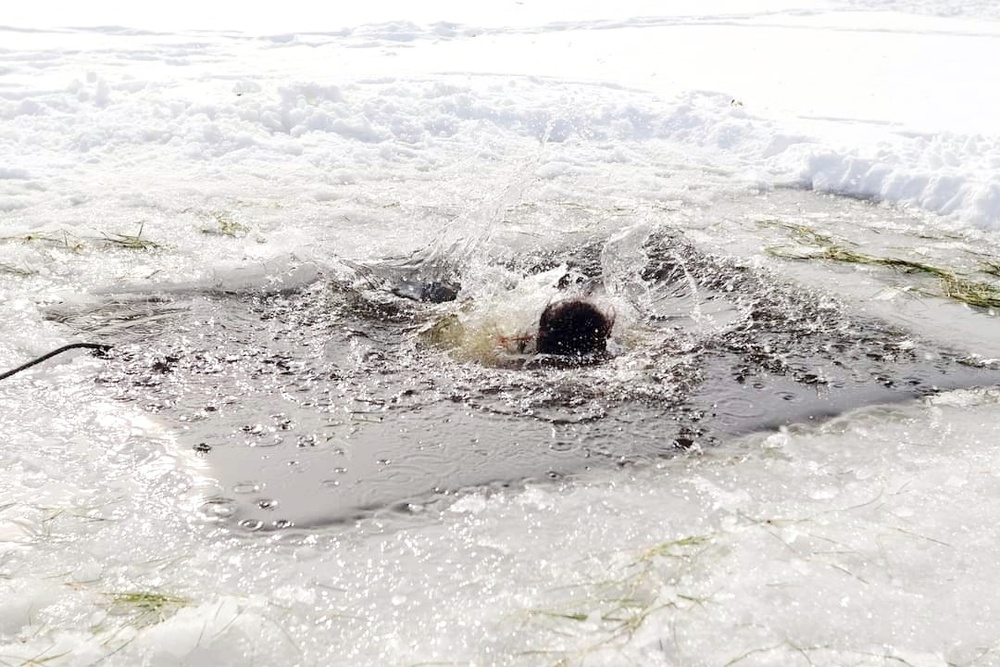 Airmen, Soldiers participate in cold-water immersion training at Fort McCoy