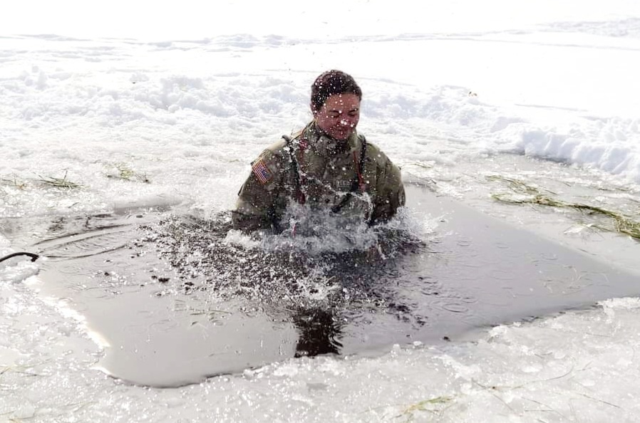 Airmen, Soldiers participate in cold-water immersion training at Fort McCoy