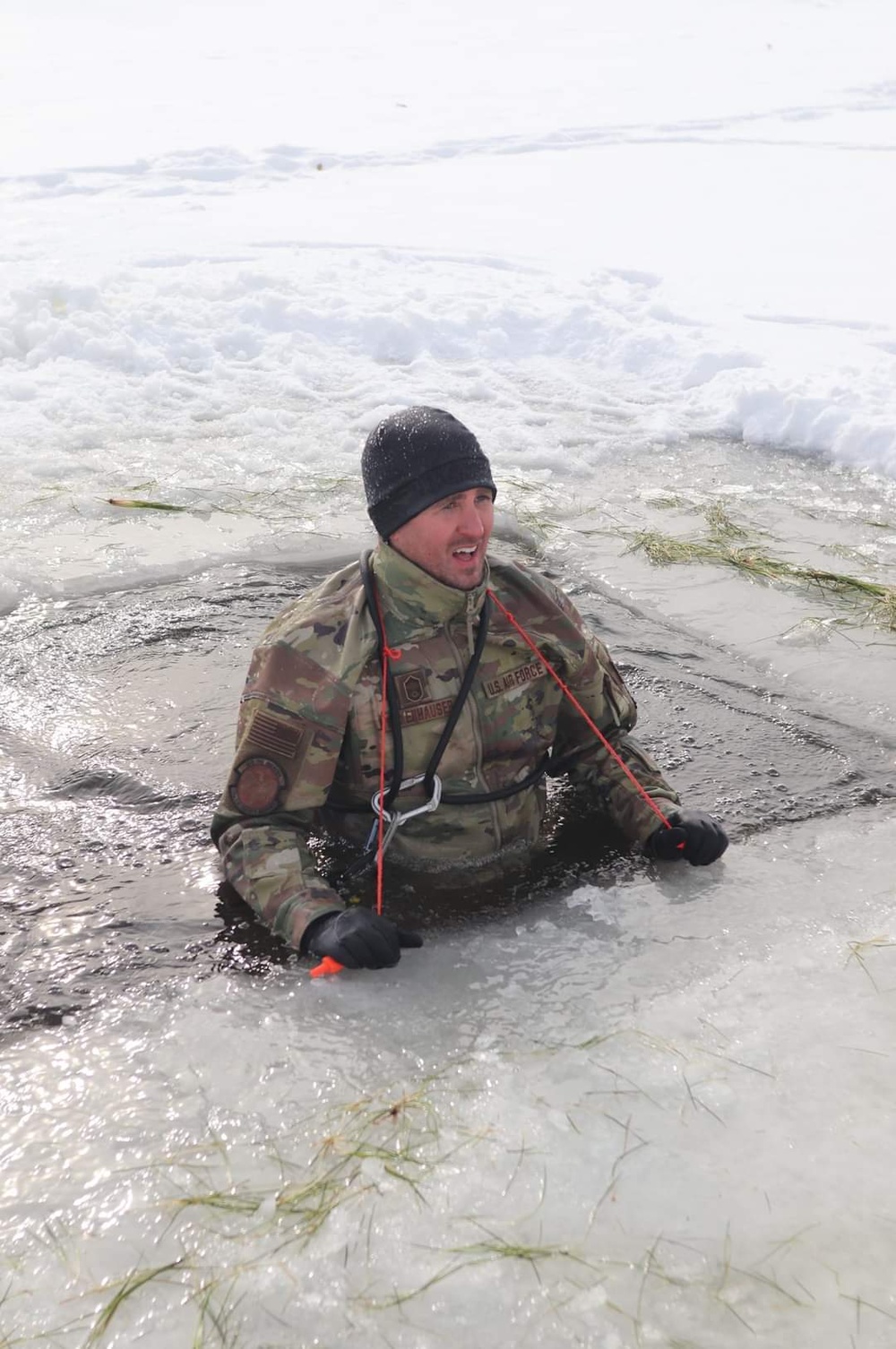 Airmen, Soldiers participate in cold-water immersion training at Fort McCoy