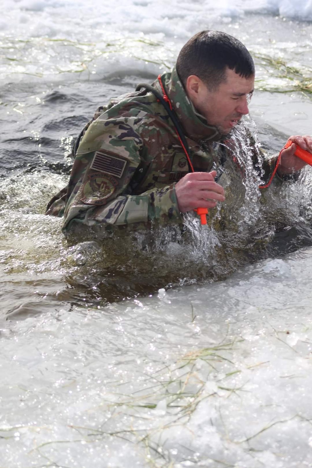 Airmen, Soldiers participate in cold-water immersion training at Fort McCoy