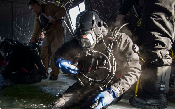 MDSU 2 Conducts Ice Dive Training
