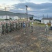 NMCB THREE and ACB-1 Seabees form up as Detail San Clemente Island