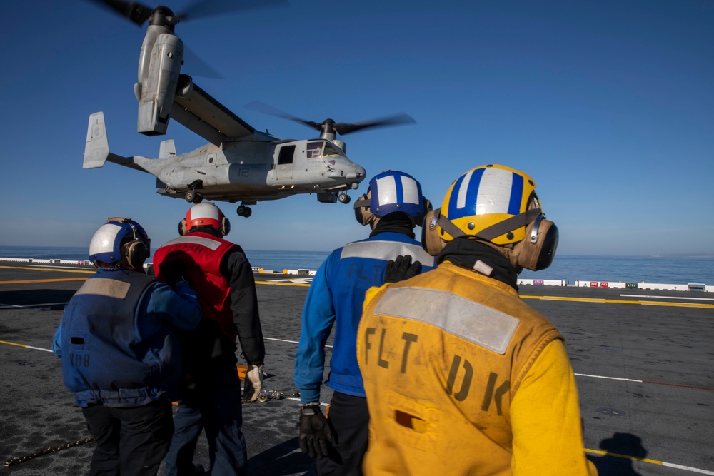 USS Makin Island Flight Operations