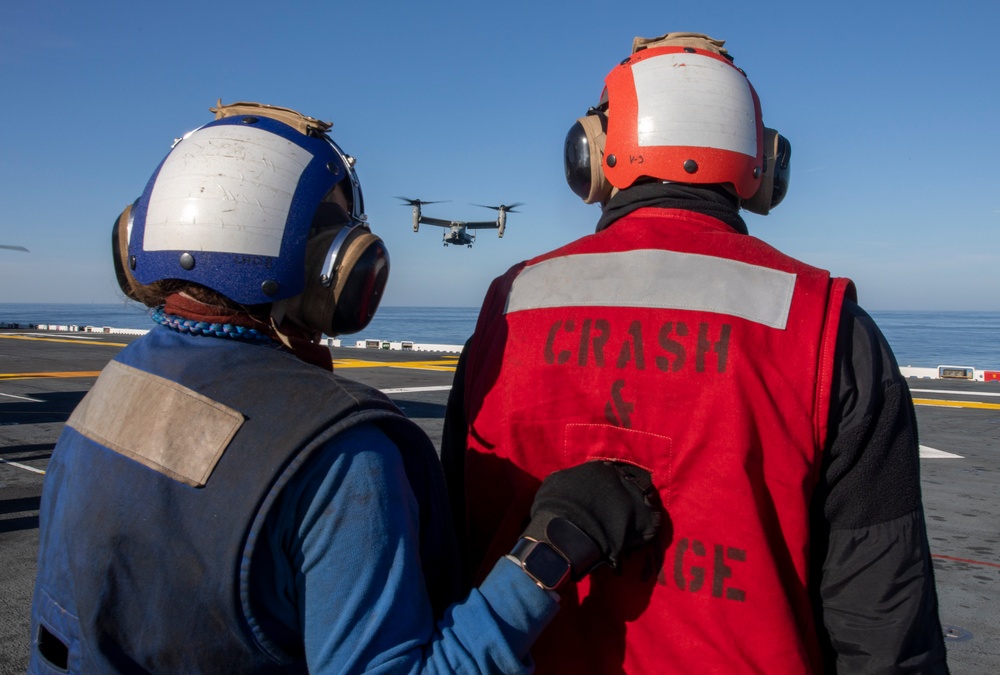 USS Makin Island Flight Operations