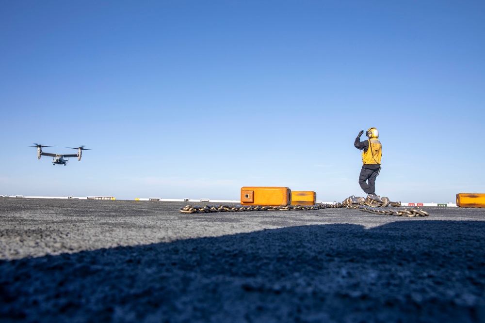 USS Makin Island Flight Operations