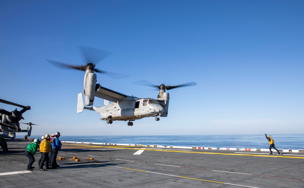 USS Makin Island Flight Operations