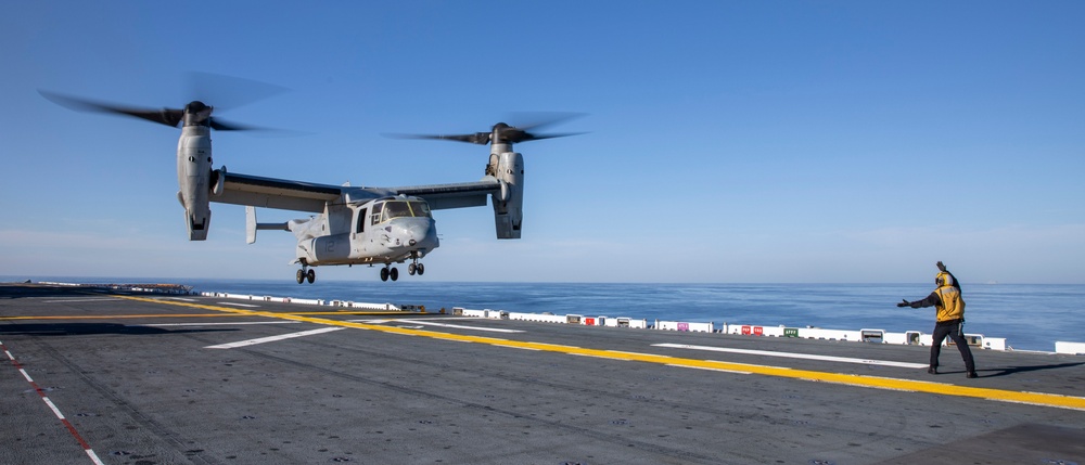 USS Makin Island Flight Operations