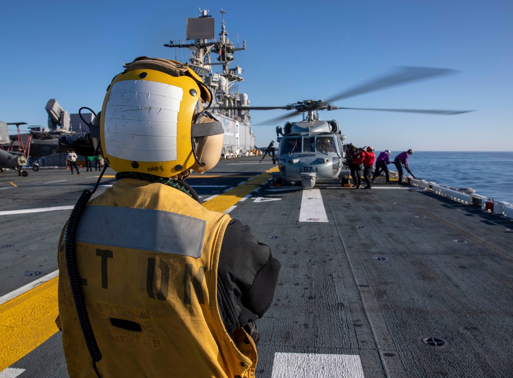 USS Makin Island Flight Operations