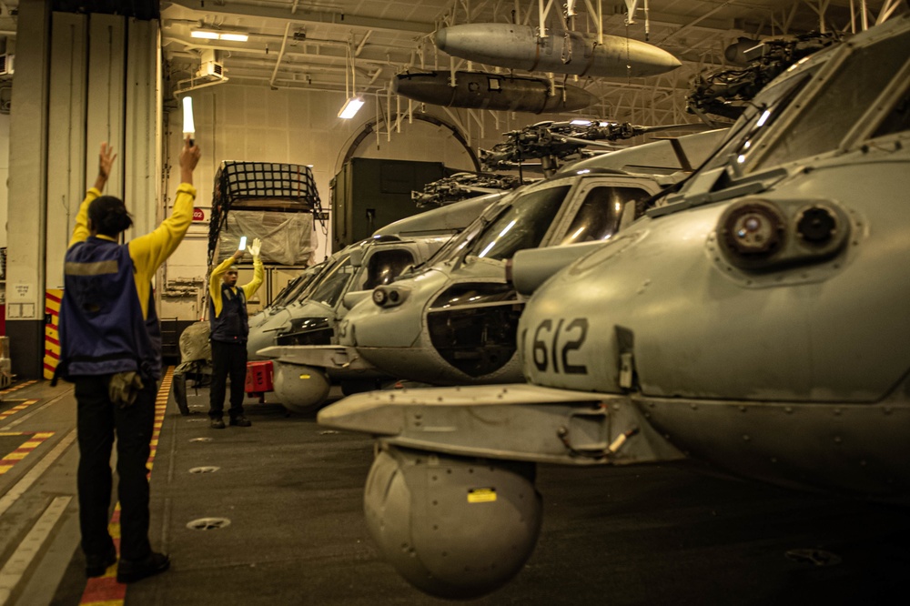 USS Carl Vinson (CVN 70) Sailors Conduct Operations in Pacific Ocean