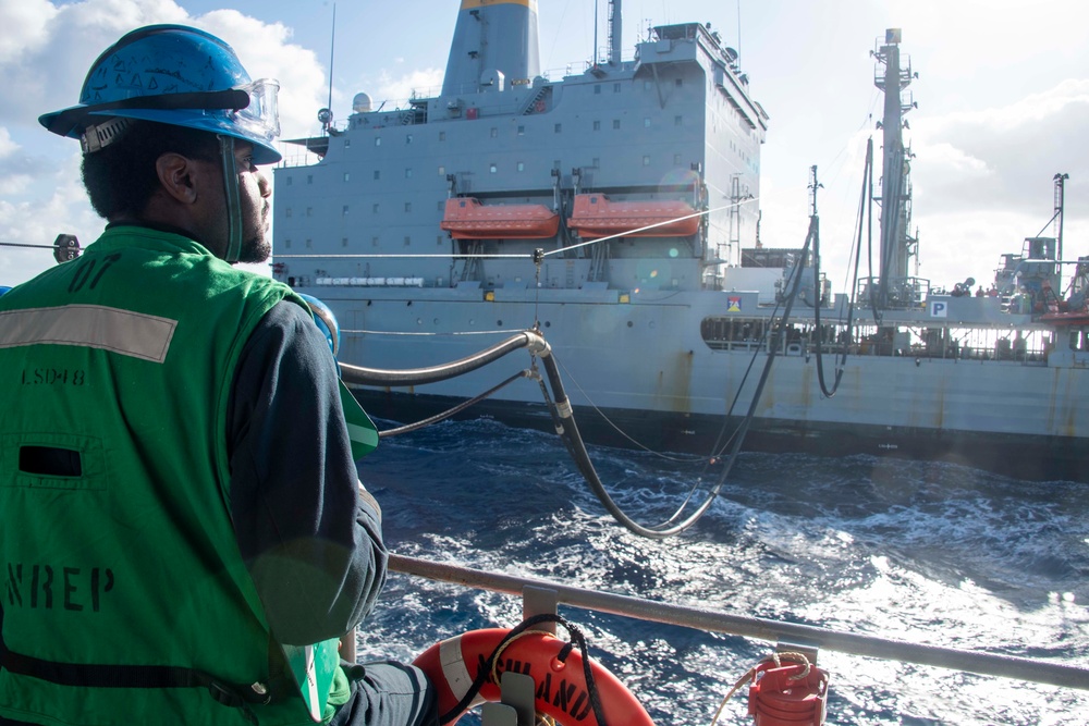 DVIDS - Images - USS Ashland conducts RAS with USNS Yukon during Noble ...