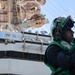 The Harry S. Truman Carrier Strike Group is on a scheduled deployment in the U.S. Sixth Fleet area of operations in support of naval operations to maintain maritime stability and security.