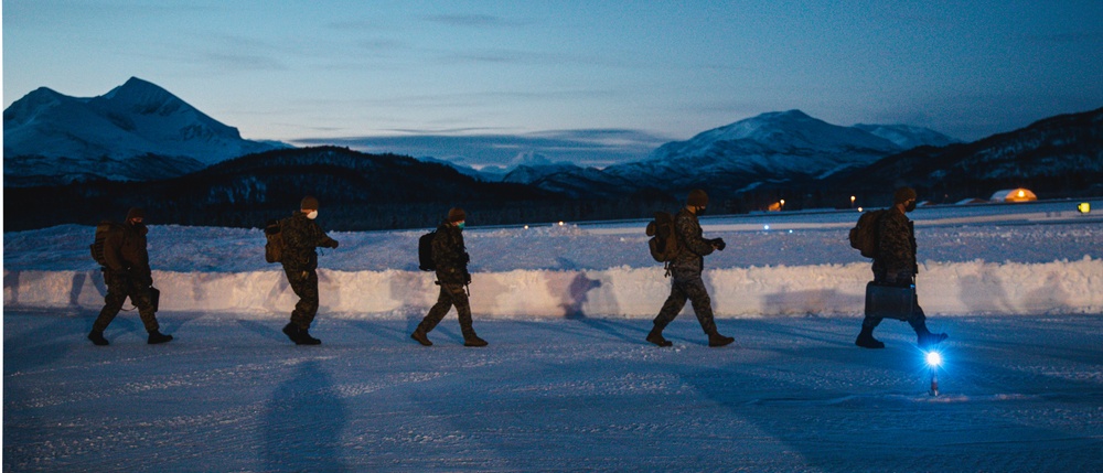 II MEF Arrives in Norway in Preparation of Exercise Cold Response 2022