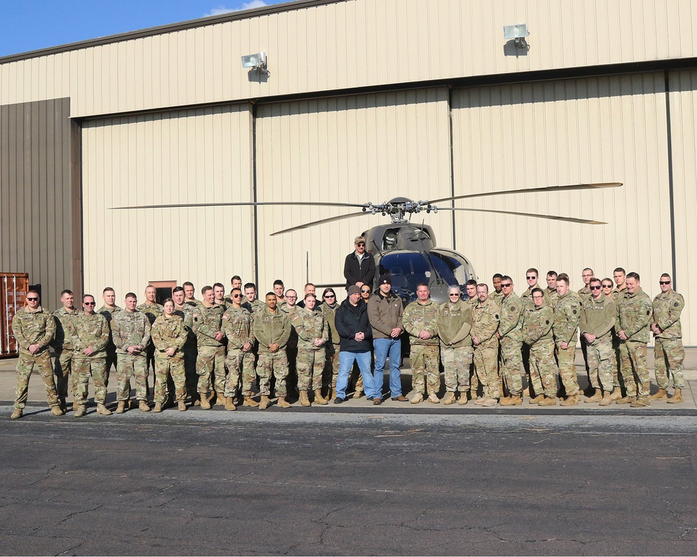 Detachments gather for a photo