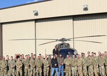 Detachments gather for a photo