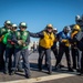 GHWB Sailors Conduct a Mass Casualty Drill