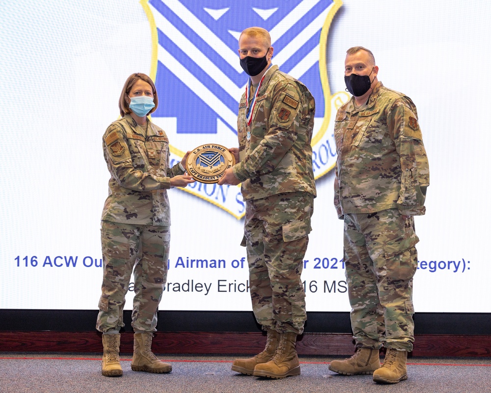 Photo of 116th ACW Outstanding Airman of the Year 2021