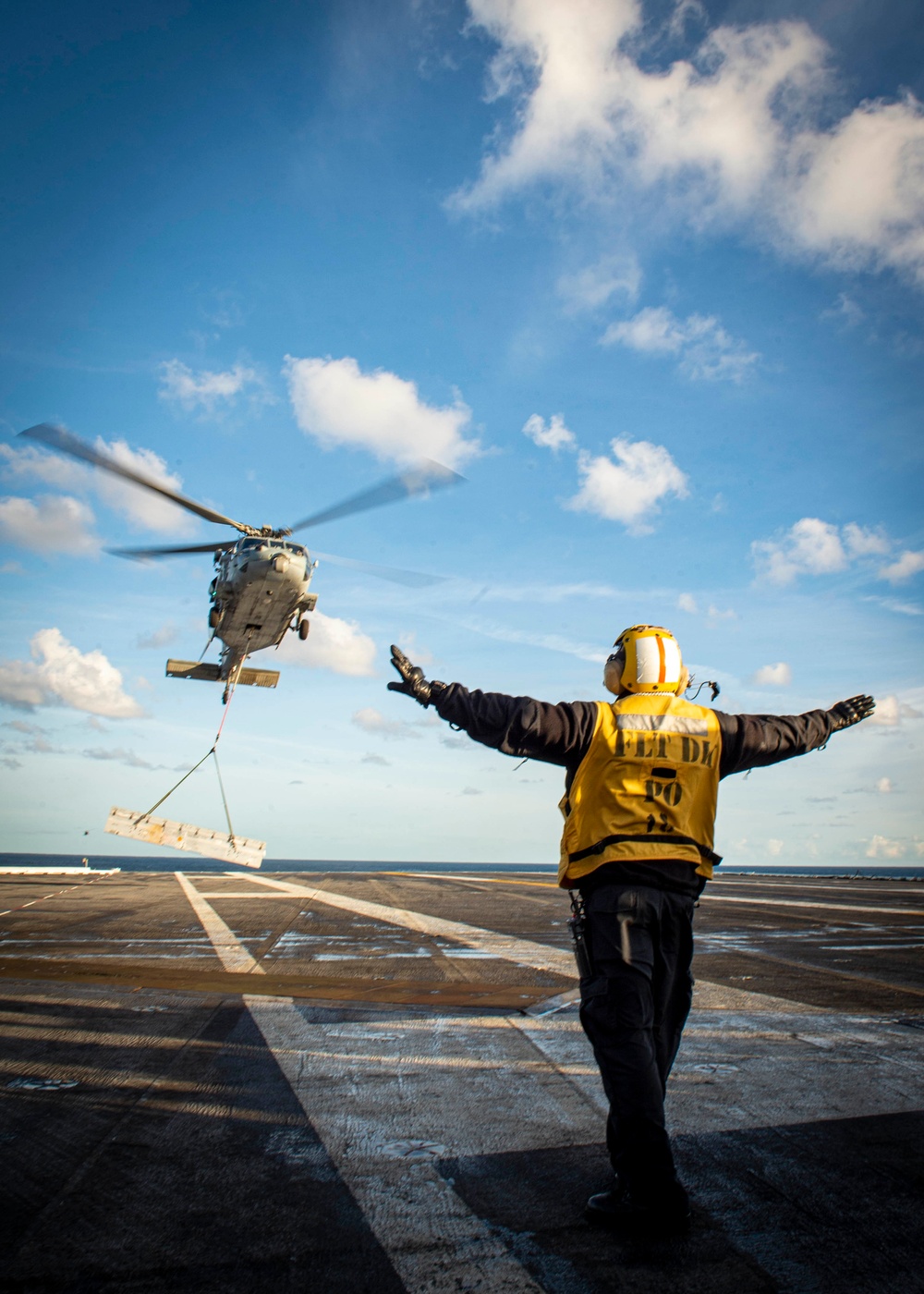 USS George H.W. Bush Receives Ammunition