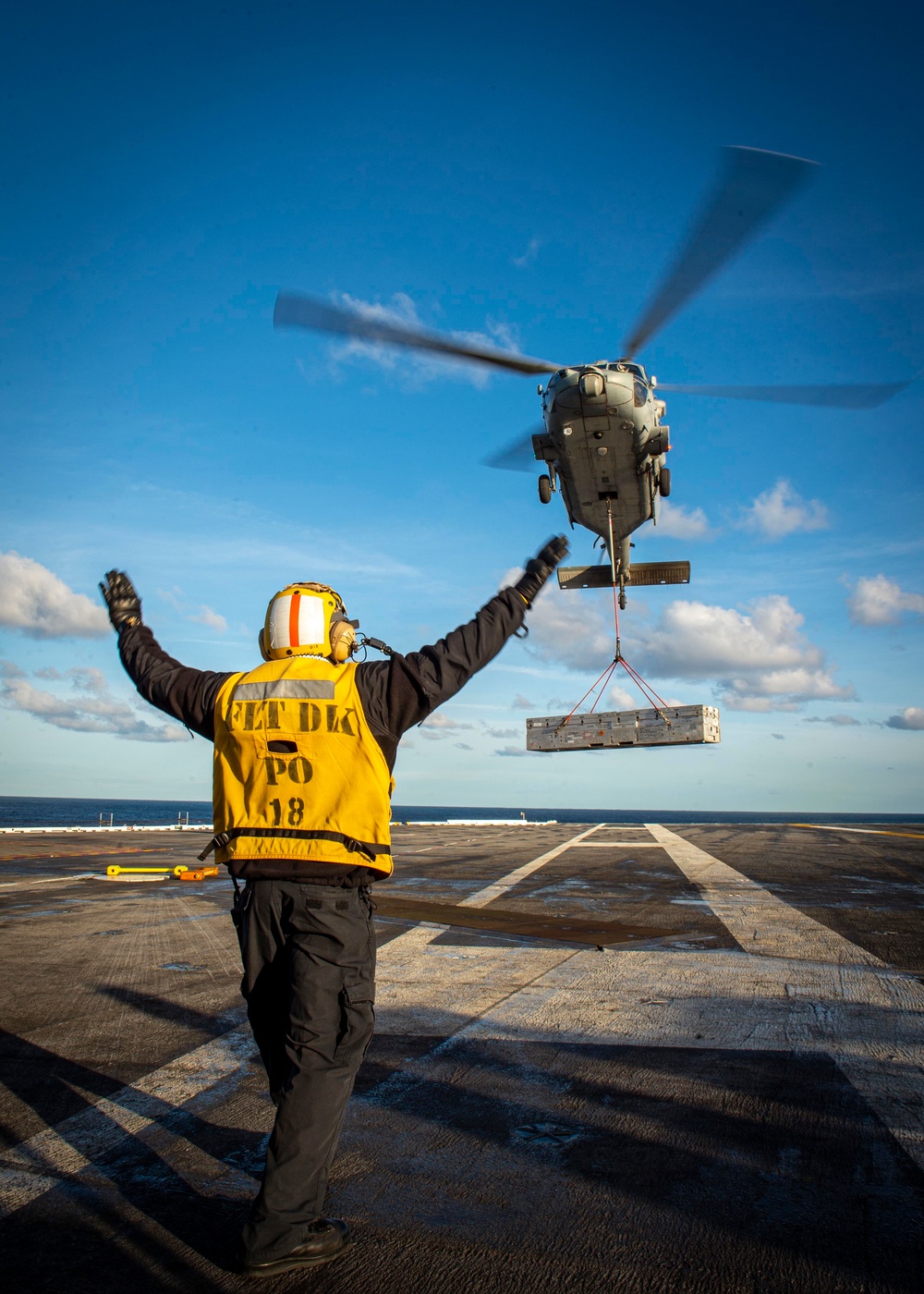 USS George H.W. Bush Receives Ammunition