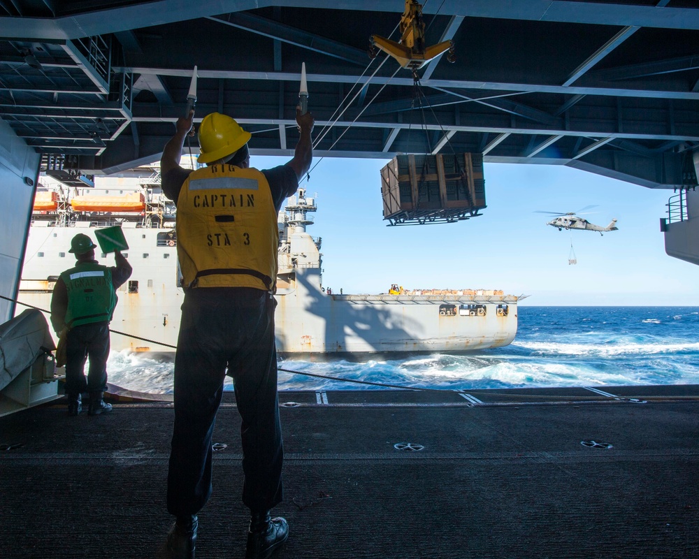 GHWB Sailors Transport Ammunition