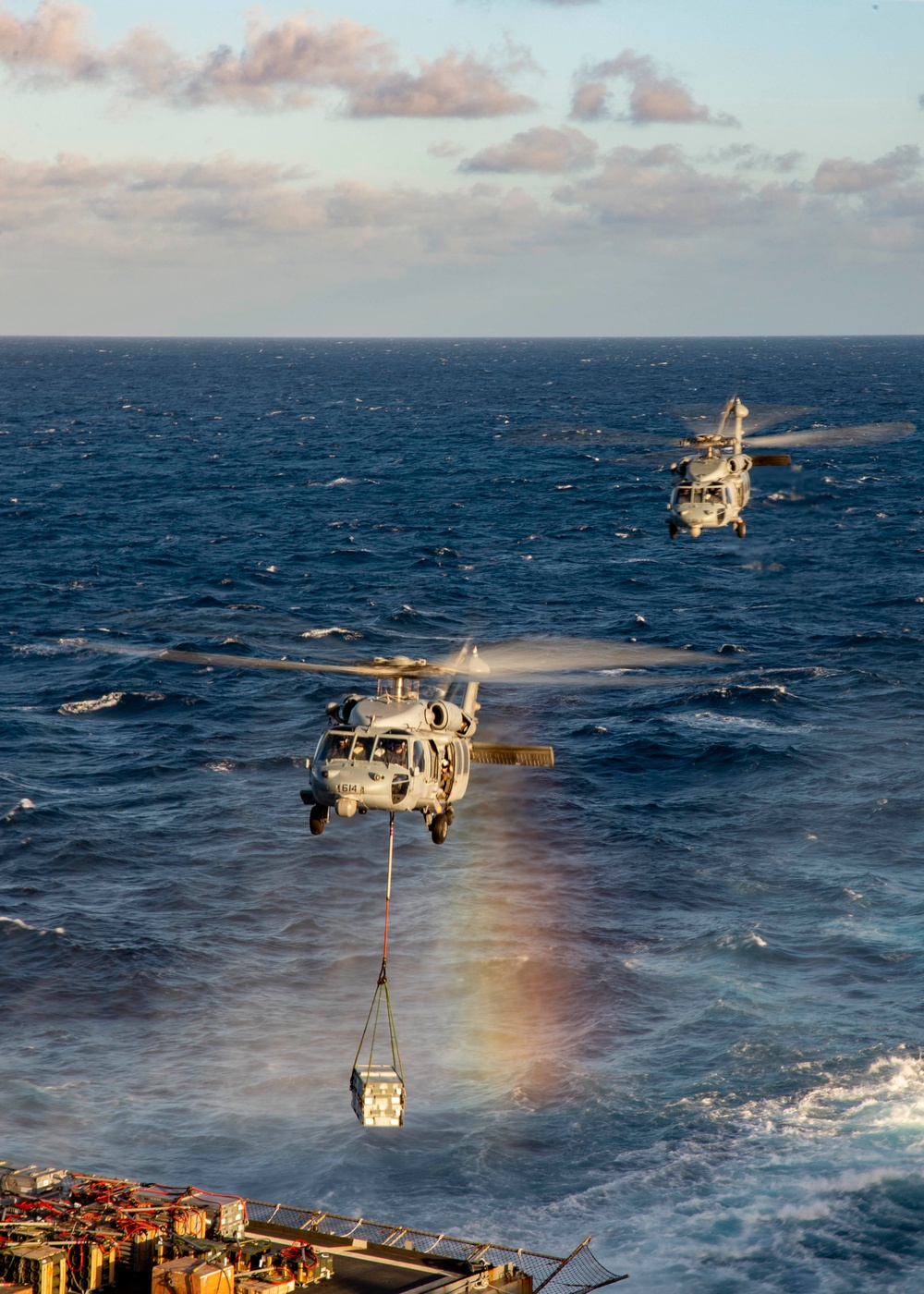 GHWB Sailors Retrieve Ammunition