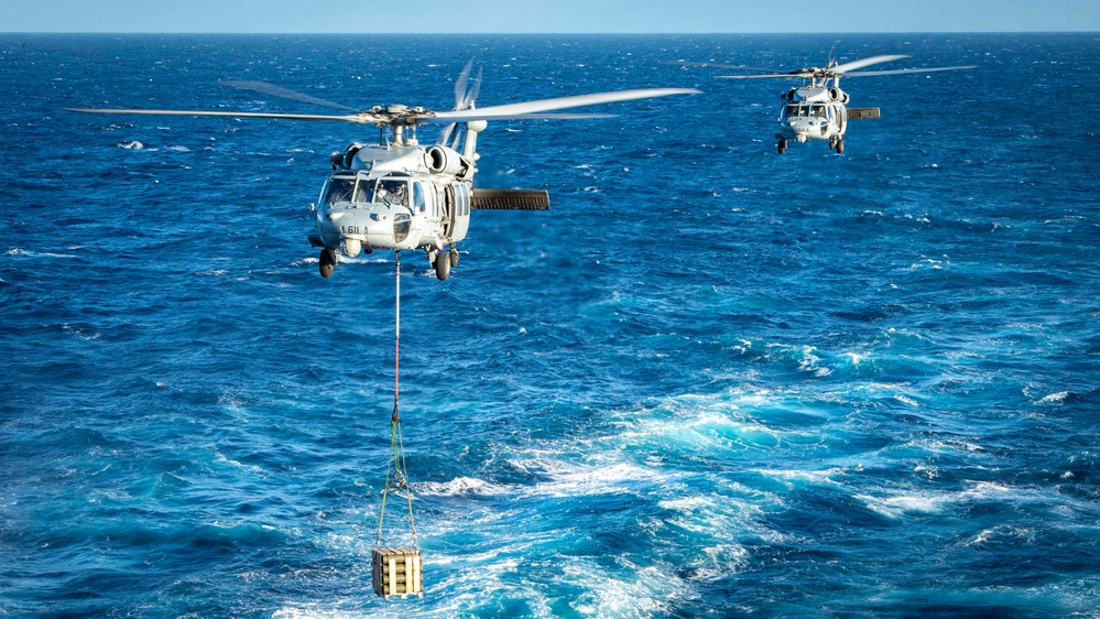 GHWB Sailors Retrieve Ammunition