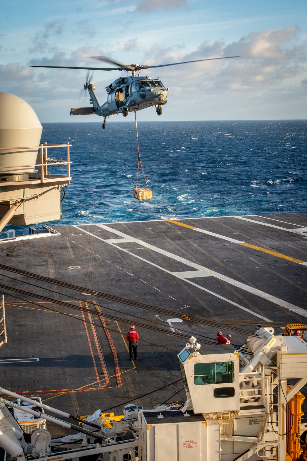 GHWB Sailors Retrieve Ammunition