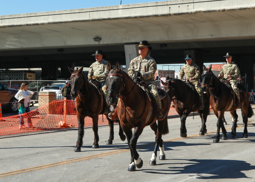 U.S. Army North participates in San Antonio Stock Show and Rodeo Western Heritage Parade