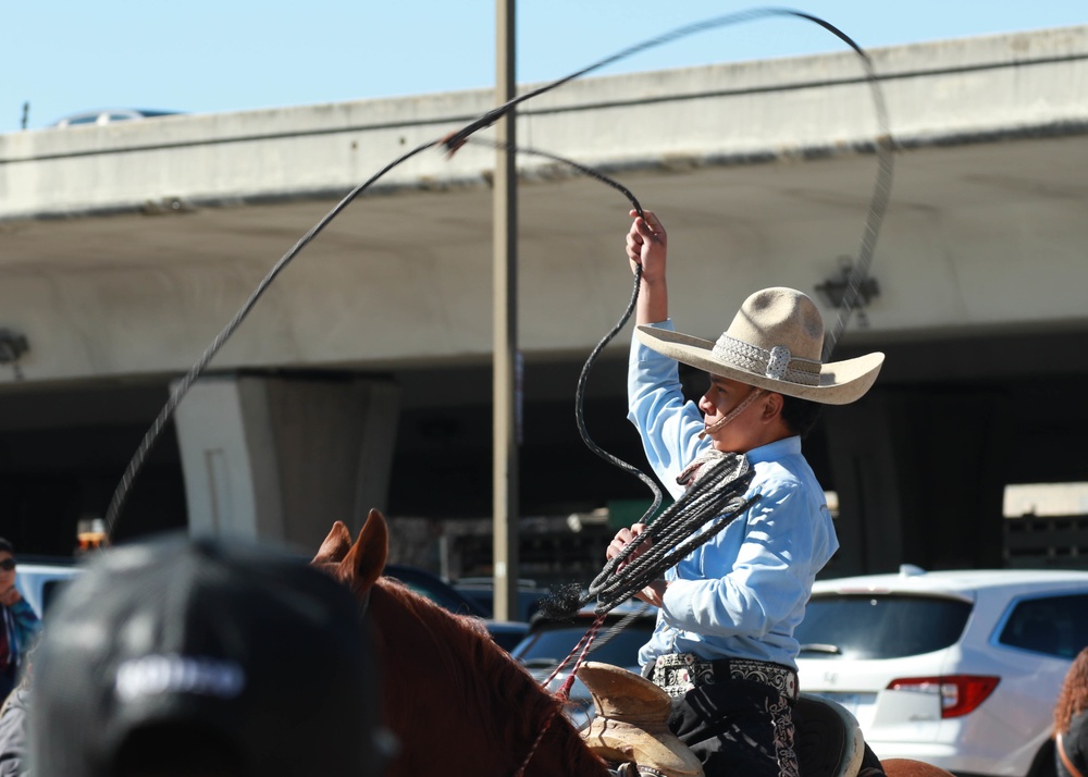 U.S. Army North participates in San Antonio Stock Show and Rodeo Western Heritage Parade