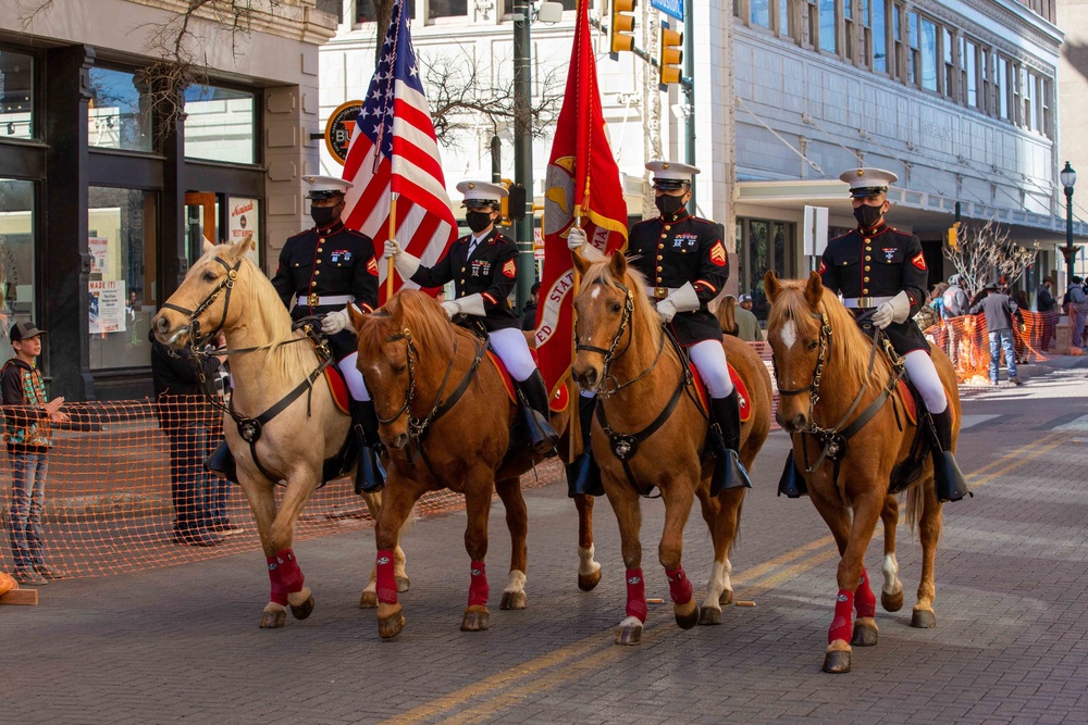 U.S. Army North participates in San Antonio Stock Show and Rodeo Western Heritage Parade