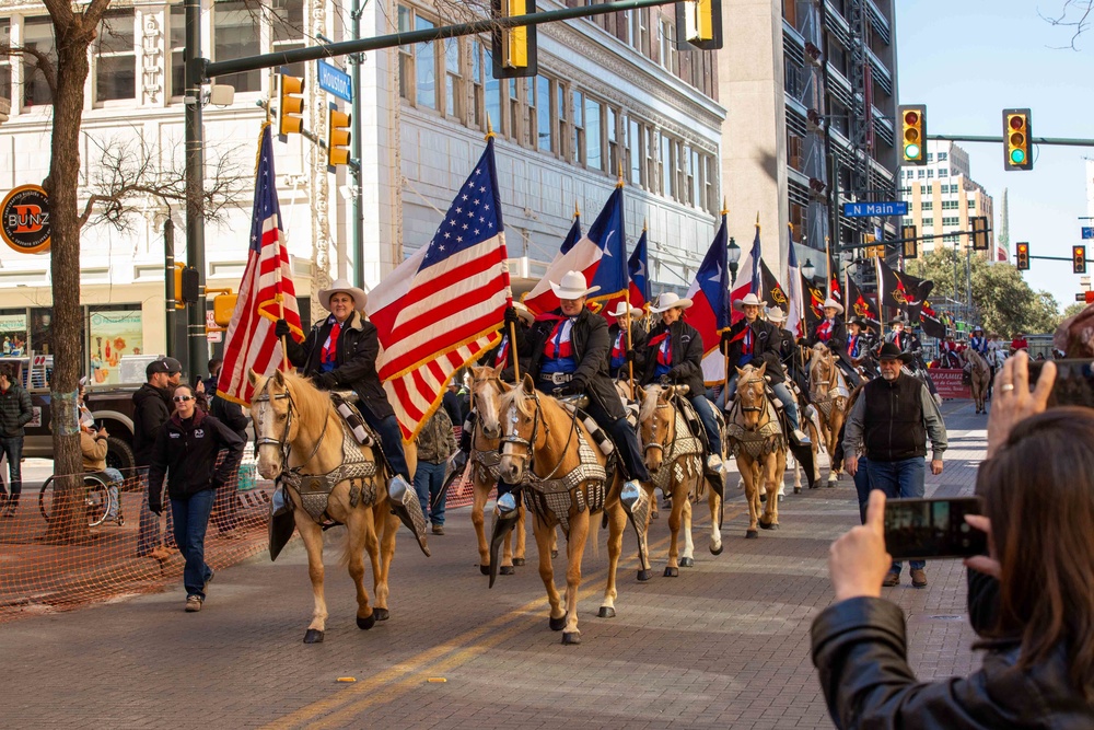 U.S. Army North participates in San Antonio Stock Show and Rodeo Western Heritage Parade