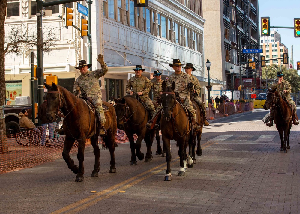 U.S. Army North participates in San Antonio Stock Show and Rodeo Western Heritage Parade