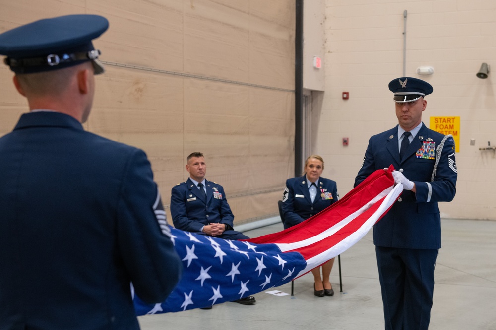 COMM Flight Chief Enlisted Manager Retires