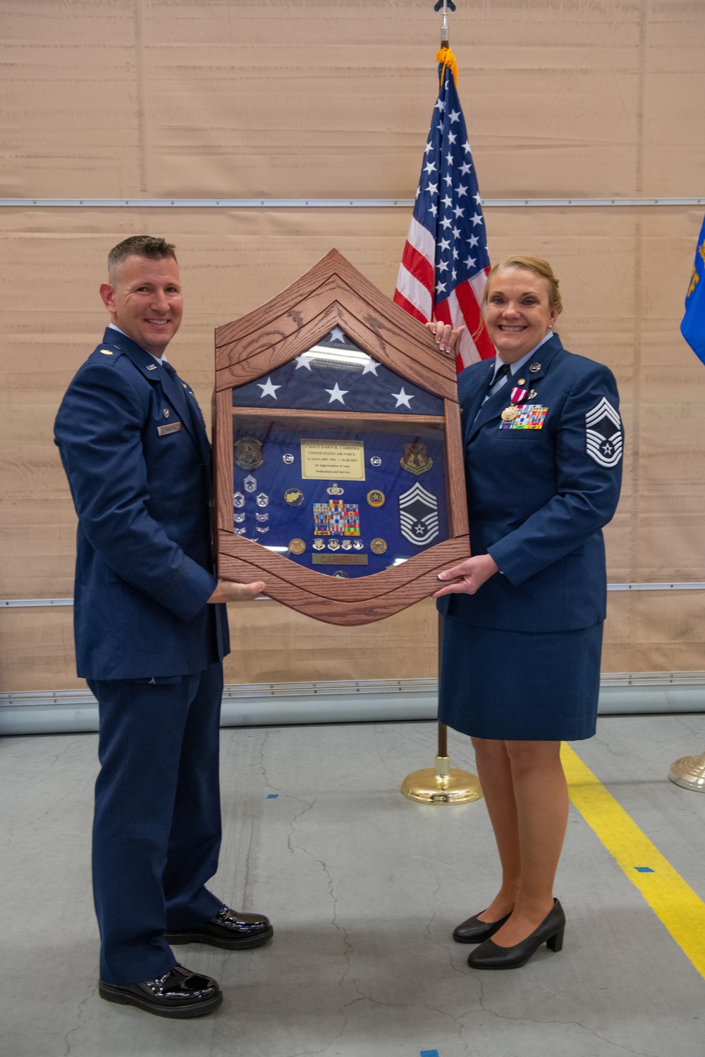 COMM Flight Chief Enlisted Manager Retires