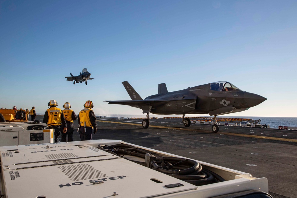 VMFA-122 F-35B Lightning II aboard the USS Makin Island