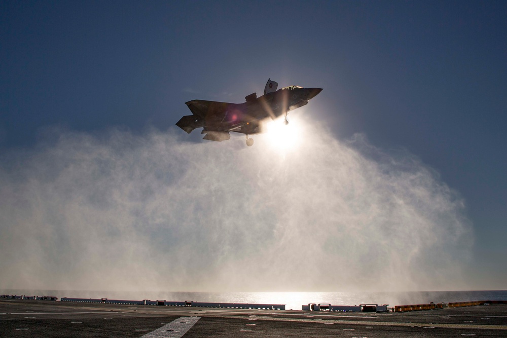 VMFA-122 F-35B Lightning II aboard the USS Makin Island