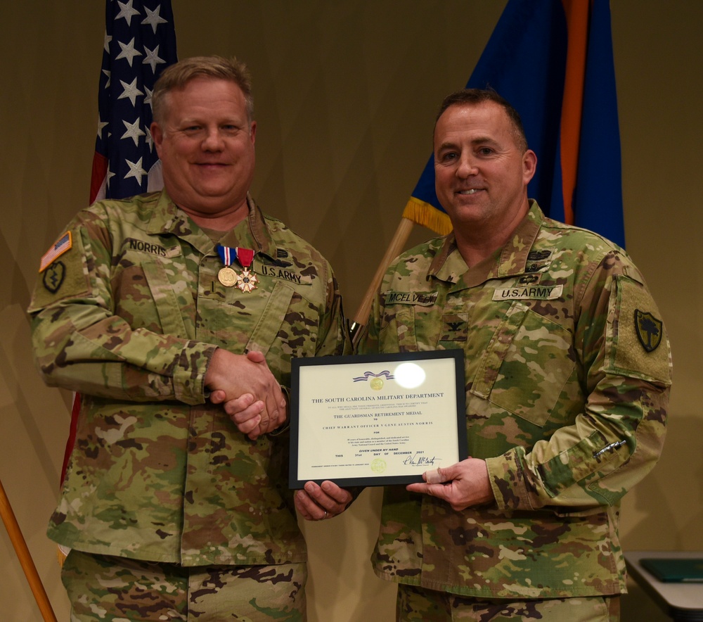 CW5 Norris retirement ceremony