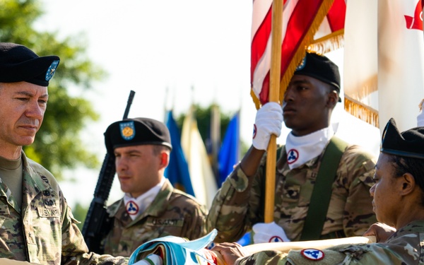 3rd Expeditionary Sustainment Command Cases its Colors