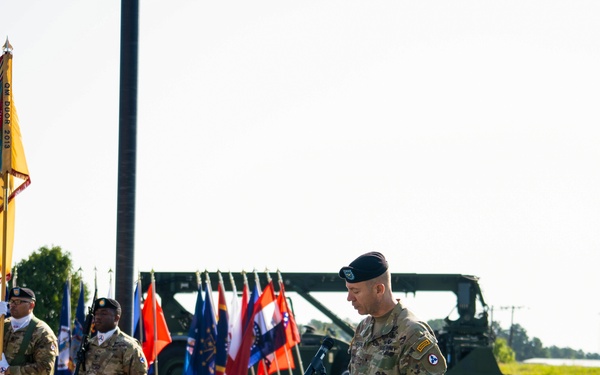 3rd Expeditionary Sustainment Command Cases its Colors