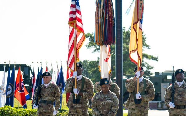3rd Expeditionary Sustainment Command Cases its Colors