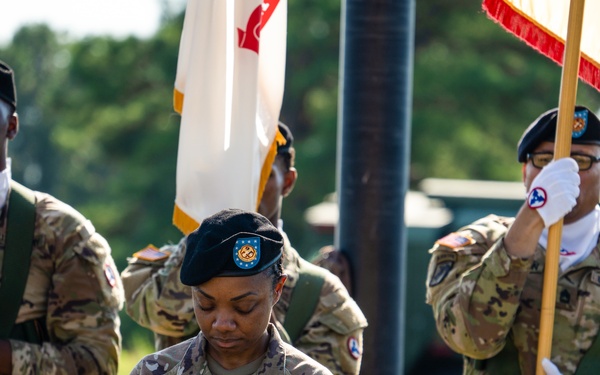 3rd Expeditionary Sustainment Command Cases its Colors