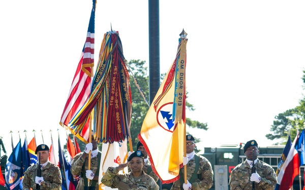 3rd Expeditionary Sustainment Command Cases its Colors