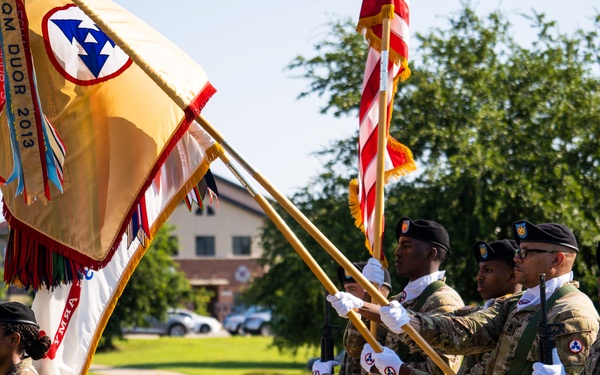 3rd Expeditionary Sustainment Command Cases its Colors