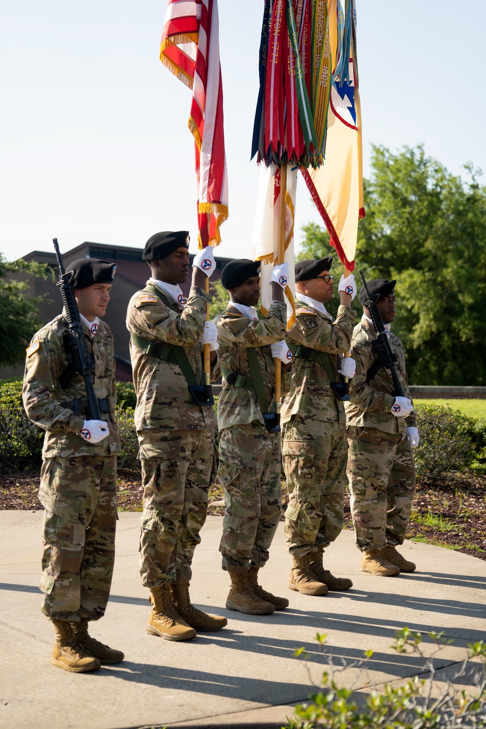 3rd Expeditionary Sustainment Command Cases its Colors