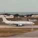 U.S. Marines work with the U.S. Navy on refueling a P-8A Poseidon during Noble Fusion