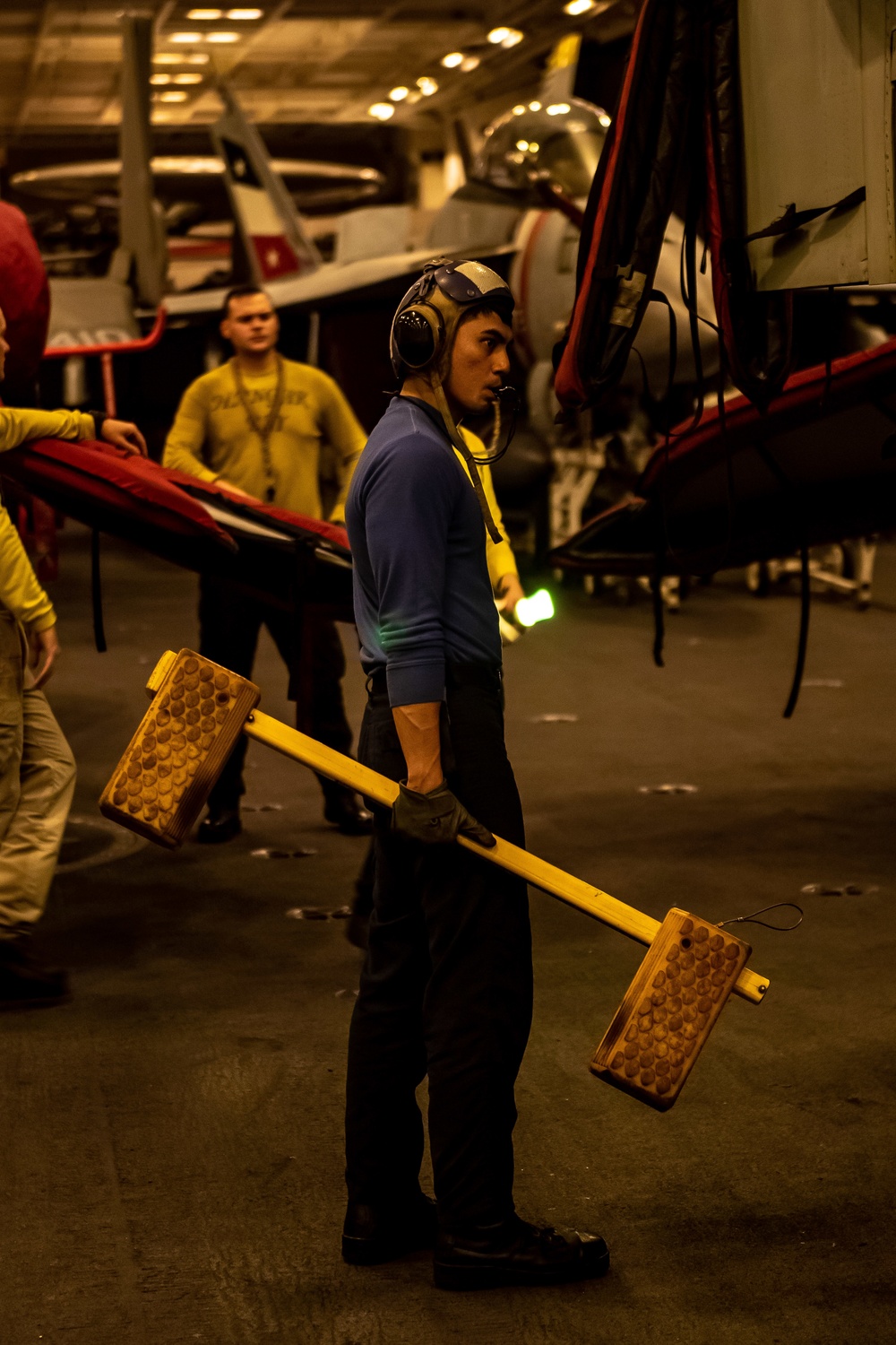 USS Carl Vinson (CVN 70) Conducts Night-Time Operations