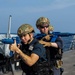 Gridley conducts a VBSS training evolution