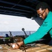 Abraham Lincoln Sailors conduct aircraft maintenance