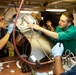 Abraham Lincoln Sailors conduct aircraft maintenance