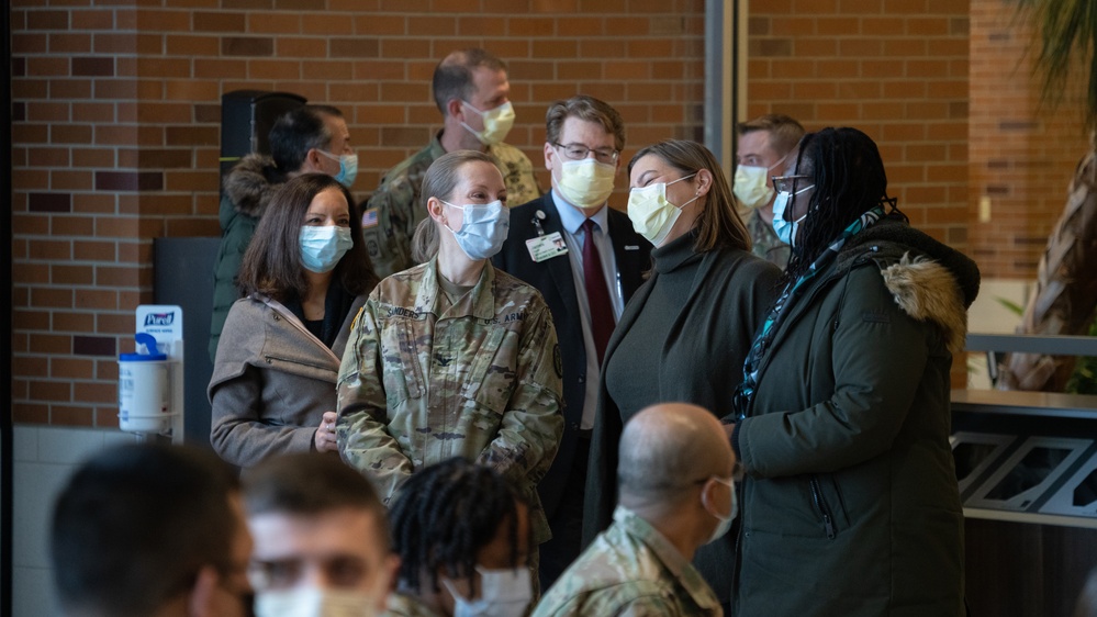 Congresswoman Welcomes Military Medical Team Reinforcing COVID Fight at Michigan Capital-Area Hospital